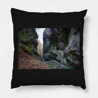 River in a canyon Pillow