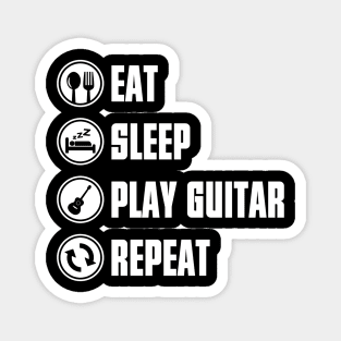 Eat Sleep Play Guitar Repeat Magnet