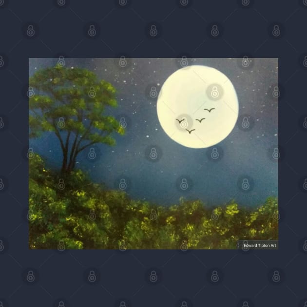 Super Moon by Edwardtiptonart