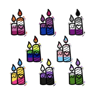 lgbt candles T-Shirt