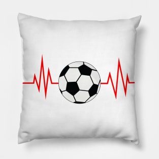 Soccer Heartbeat Pillow