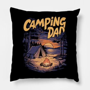 Camping Dad. Funny Camping Pillow