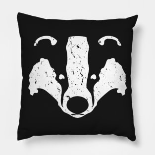 Badgers Crossing (White) Pillow