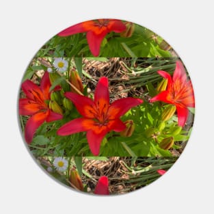 Bold Lillies Pin