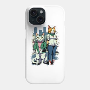 Cat Brother and Sister Phone Case