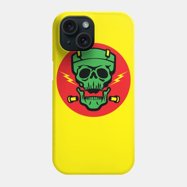 Frankenskull Phone Case by toadyco