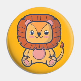 Lion Baby Cute Pin