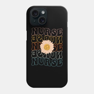 Retro Groovy Nurse Life For Women Nursing For Nurses Week Phone Case