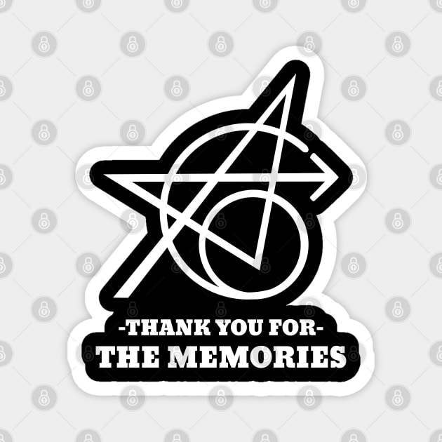 Thank You For The Memories Magnet by Dojaja