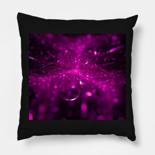 Digital Design - Purple Floral Pillow