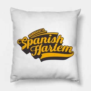 New York Spanish Harlem  - Spanish Harlem  - Spanish Harlem  Manhattan - El Barrio Pillow