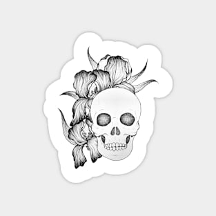 Skull with iris Magnet