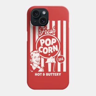 Fresh Popcorn Sign Costume for Halloween Funny Retro Vintage Phone Case