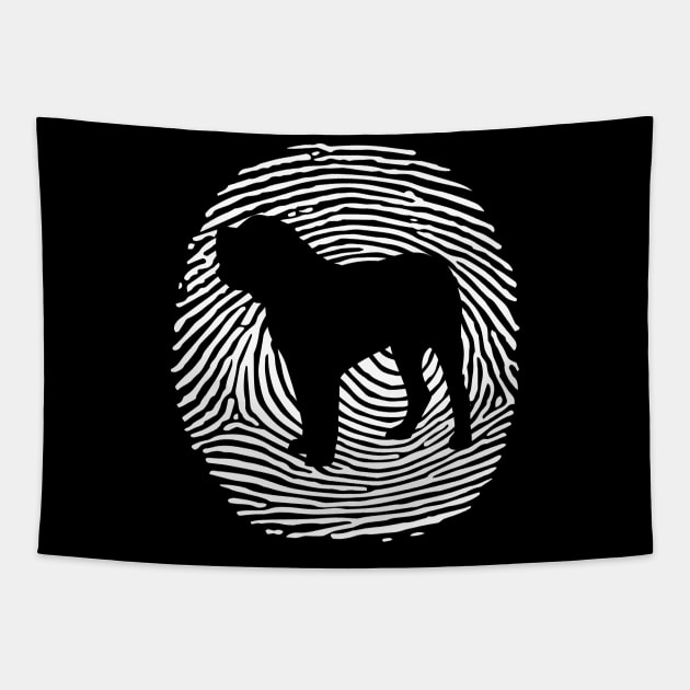 Fila Brasileiro DNA Fingerprint I Fila Brasileiro Tapestry by Shirtjaeger