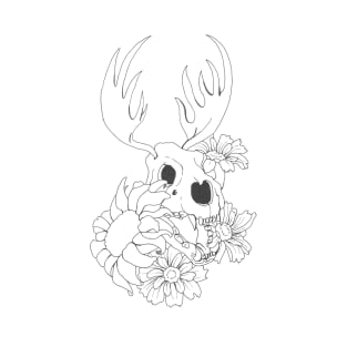 Bear Skull Bouquet T-Shirt