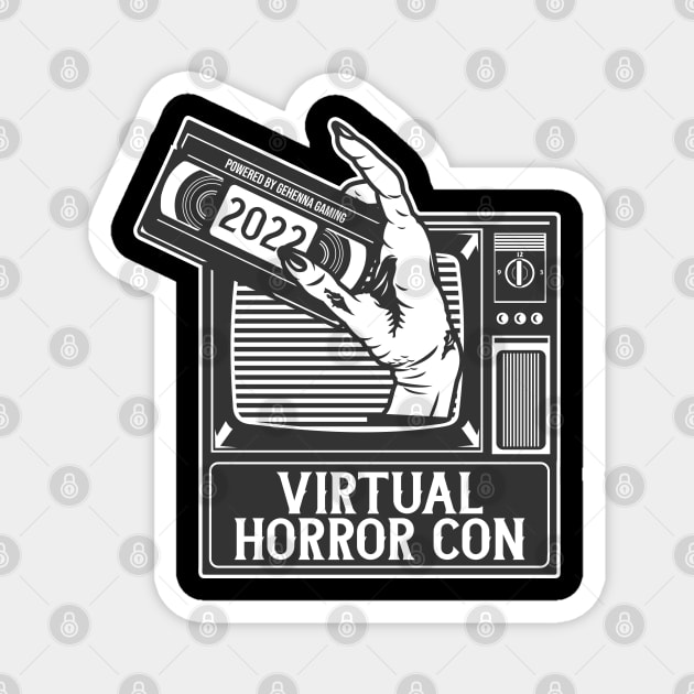 Virtual Horror Con 2022 Official Magnet by highcouncil@gehennagaming.com