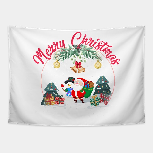 Merry Christmas Tapestry by SahibSingh-SBS