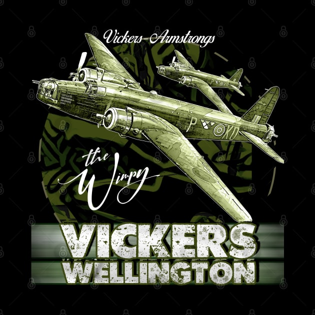 Vickers Wellington  WW2 British Bomber Aircraft by aeroloversclothing