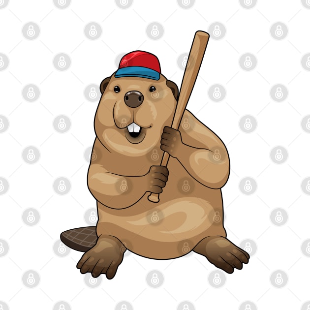 Beaver Baseball bat Baseball by Markus Schnabel