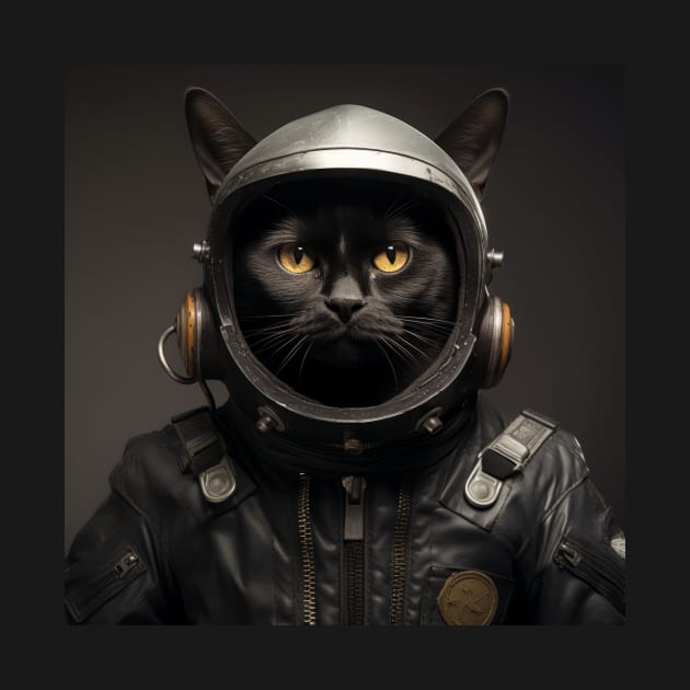 Astronaut Cat in Space - Bombay by Merchgard