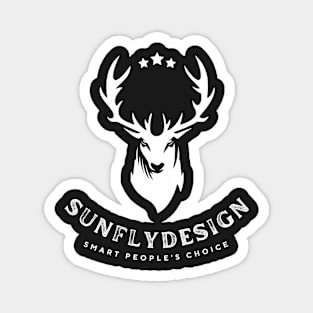 Copy of Moose My Design - white Logo - Vintage Summer Magnet