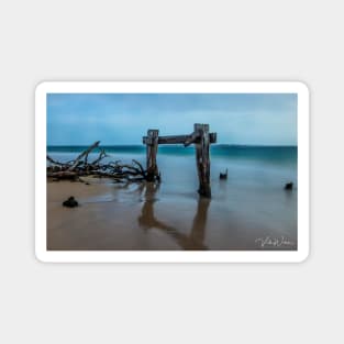 The Cattle Jetty, Observation Point, Point Nepean, Portsea, Mornington Peninsula, Victoria, Australia. Magnet