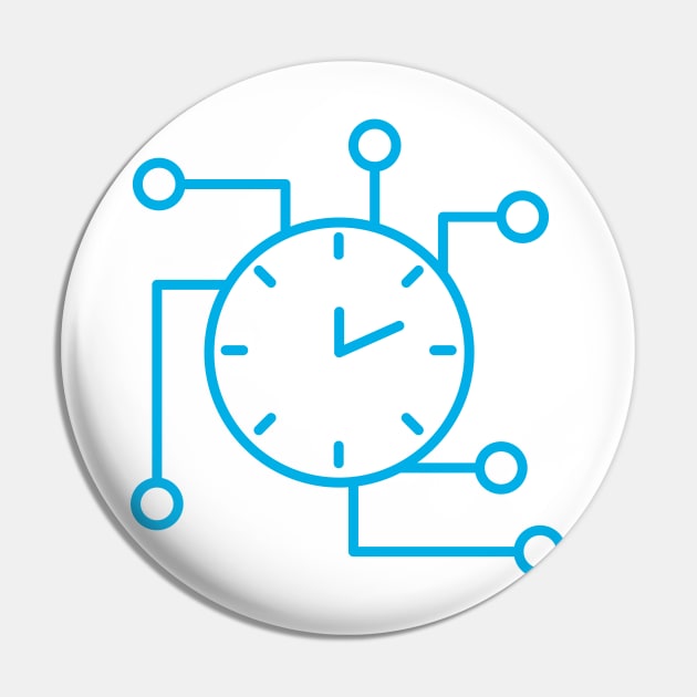 Circuit Clock Pin by Jonathan Wightman