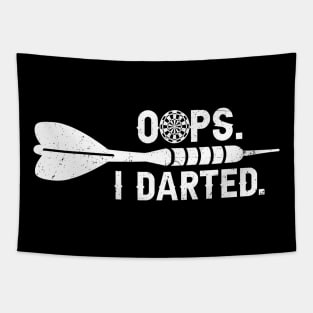 Oops I Darted Darts Tapestry