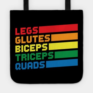 Legs Glutes Biceps Triceps Quads LGBTQ Tote