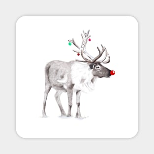 Festive Reindeer Magnet