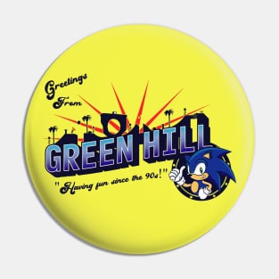 Green Hill Vintage Pin