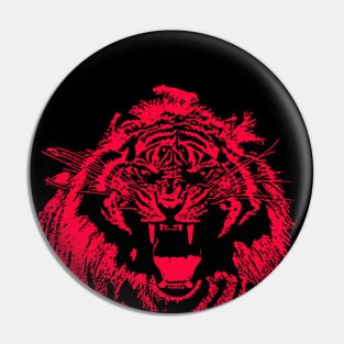 Tiger Red Head 05 Pin