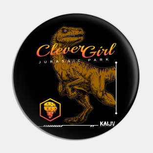Clever Girl Raptor Pin