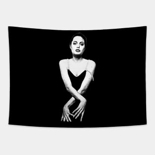 Young Angelina Jolie Tapestry