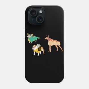Halloween Dogs Costumes Phone Case
