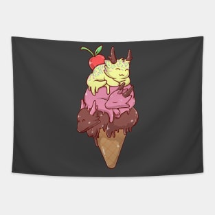 Dragon Ice Cream with Sprinkles Tapestry