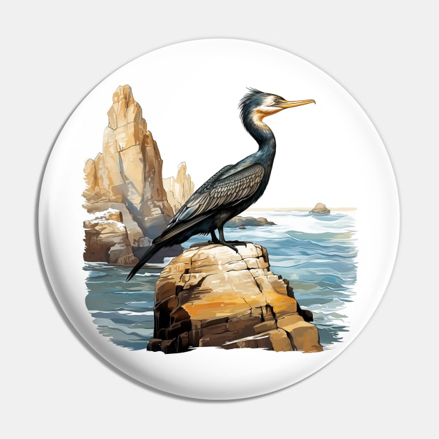 Cormorant Pin by zooleisurelife