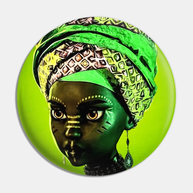 Toon black woman Pin by JoeTred