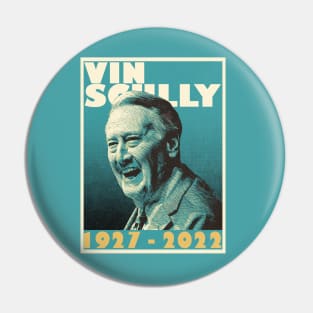 Retro Vin Scully Pin