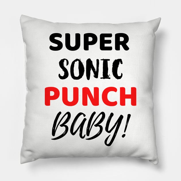 Cisco Ramon Flash - Super Sonic Punch Baby Pillow by Famgift