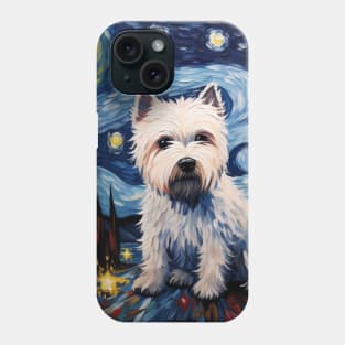 West Highland White Terrier Painting Phone Case