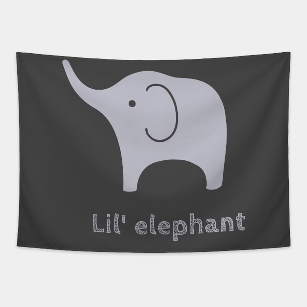 Lil' Elephant Tapestry by infinitoo