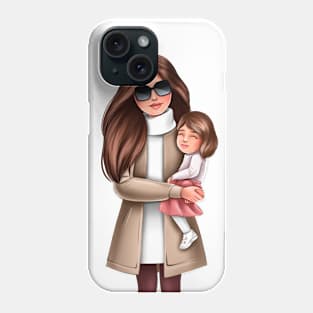 Mother with doughter Phone Case