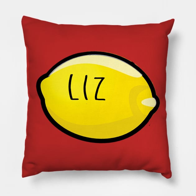 Liz Lemon the Lemon Pillow by awcheung2