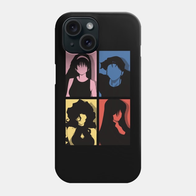 All The Main Characters In Golden Boy Anime In A Colorful Kawaii Minimalist Pop Art Design Phone Case by Animangapoi