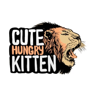 cute hungry kitten T-Shirt