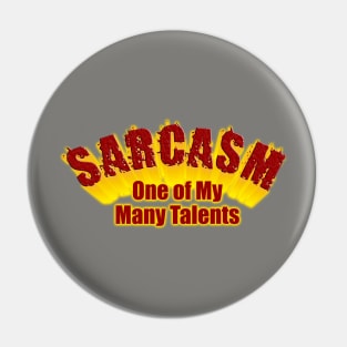 Sarcasm Pin