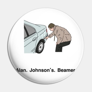 Peep Show Alan Johnson Beamer Pin