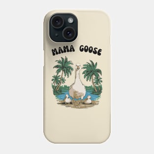 Mama Goose Mother's Day Shirt For Mom Mama Silly Goose Phone Case