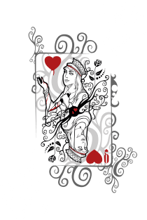 Queen of Hearts Magnet